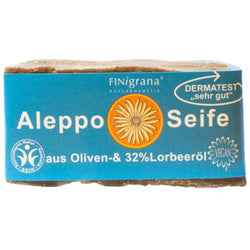 FINigrana - Aleppo Olivenseife mit 32% Lorbeeröl, 165g
