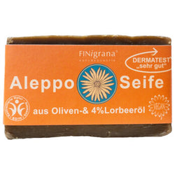 FINigrana - Aleppo Olivenseife mit 4% Lorbeeröl, 180g