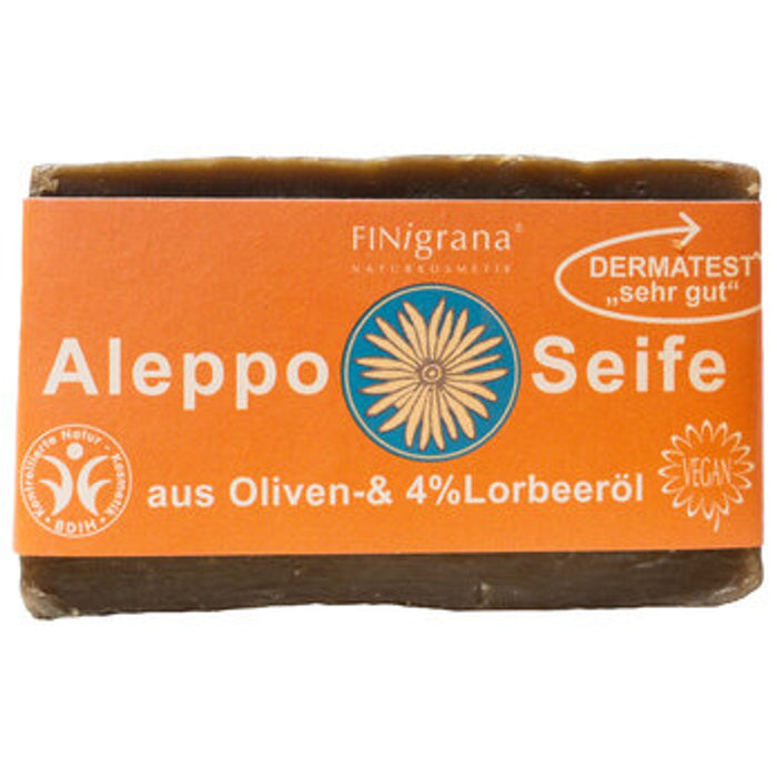 FINigrana - Aleppo Olivenseife mit 4% Lorbeeröl, 180g