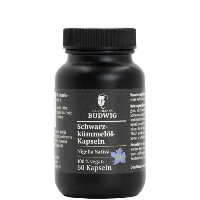 Dr. Johanna Budwig - Schwarzkümmelöl Kapseln, 60 Kaps.