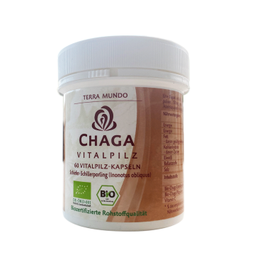 Terra Mundo - Chaga Vitalpilz Kapseln, 60 Kaps