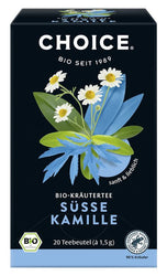 Choice Süsse Kamille Kräutertee bio, 20 Teebeutel