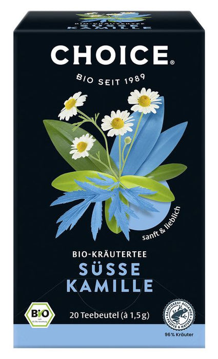 Choice Süsse Kamille Kräutertee bio, 20 Teebeutel