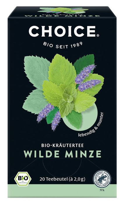 Choice Wilde Minze Kräutertee bio, 20 Teebeutel