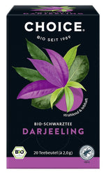 Choice, Darjeeling Schwarztee bio, 20 Teebeutel