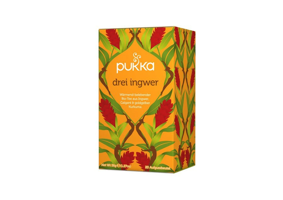 Pukka Drei Ingwer Tee bio, 20 Beutel