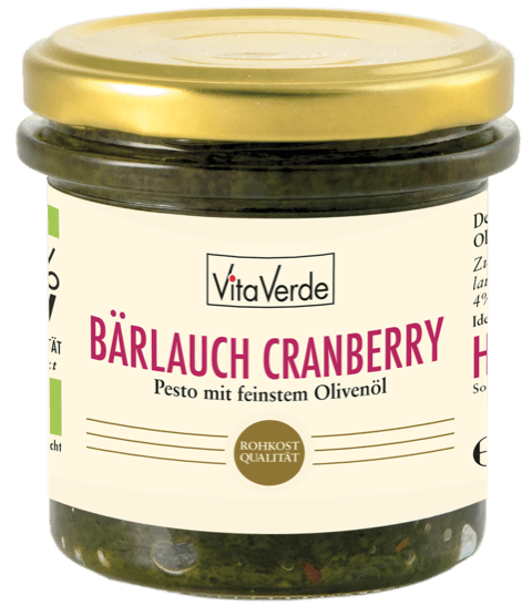 Vita Verde - Heldenkraut Bärlauch-Cranberry-Pesto bio, 140g