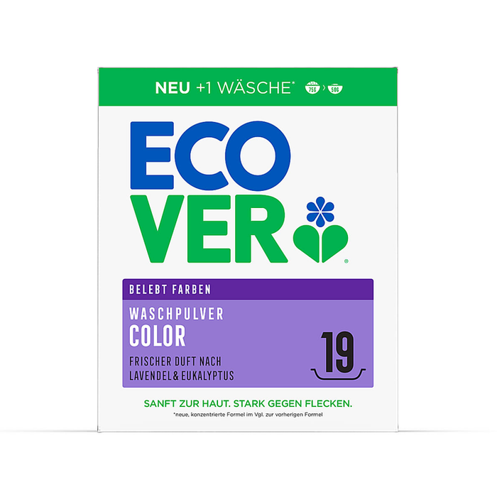 Ecover - Color Waschpulver Lavendel & Eukalyptus, 950g