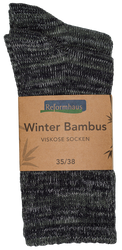 Reformhaus - Bambus Wintersocke, Gr. 35/38 grün