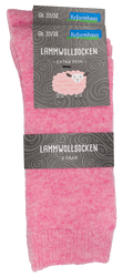 Reformhaus - Lammwollsocke, Gr. 35/38 pink