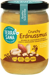 TerraSana - Erdnussmus Crunchy bio, 500g