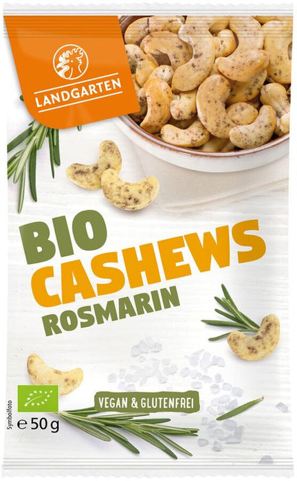 Landgarten - Bio Cashews Rosmarin Meersalz, 50g