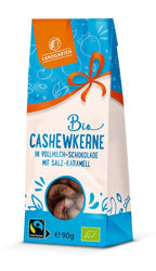 Landgarten - Bio Cashew Vollmilch Salz Karamell, 90g