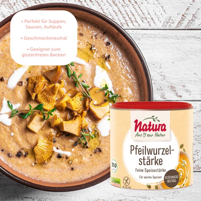Natura - Pfeilwurzelstärke bio 125g