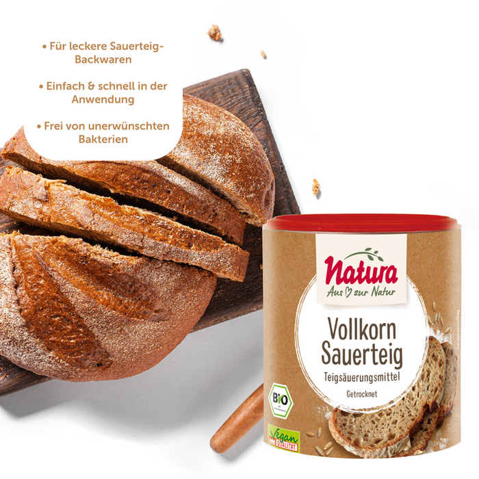 Natura - Vollkorn-Sauerteig bio, 125g