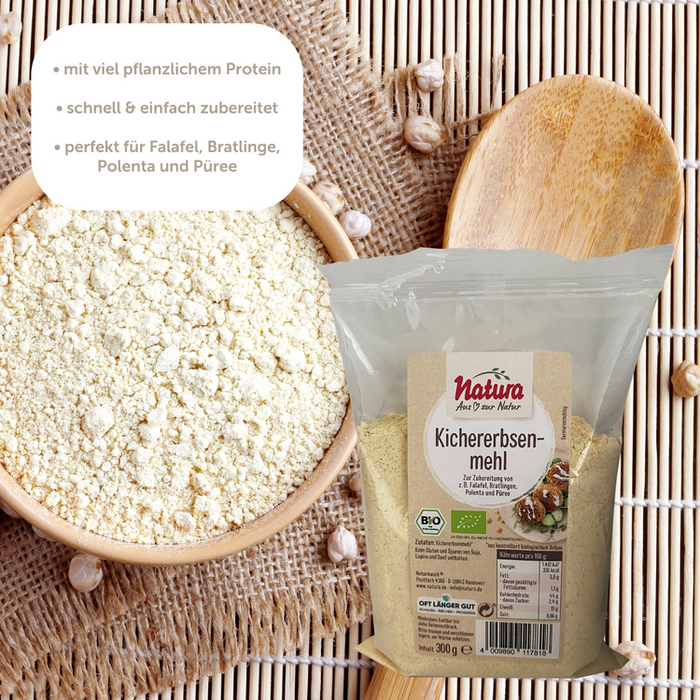 Natura - Bio Kichererbsenmehl 300g
