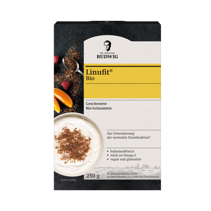 Dr. Johanna Budwig -  Linufit Pur geschrotete Leinsamen bio 250g