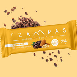 TZAMPAS Energieriegel Cacao Nibs, 40g