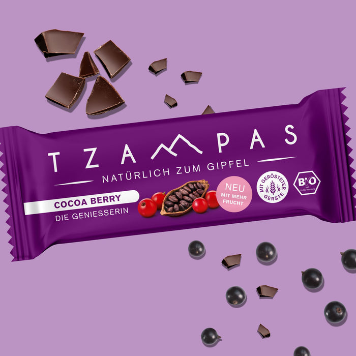 TZAMPAS Energieriegel Cocoa Berry, 40g