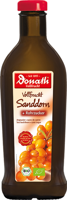 Donath - Vollfrucht Sanddorn mit Rohrzucker bio vegan 500ml