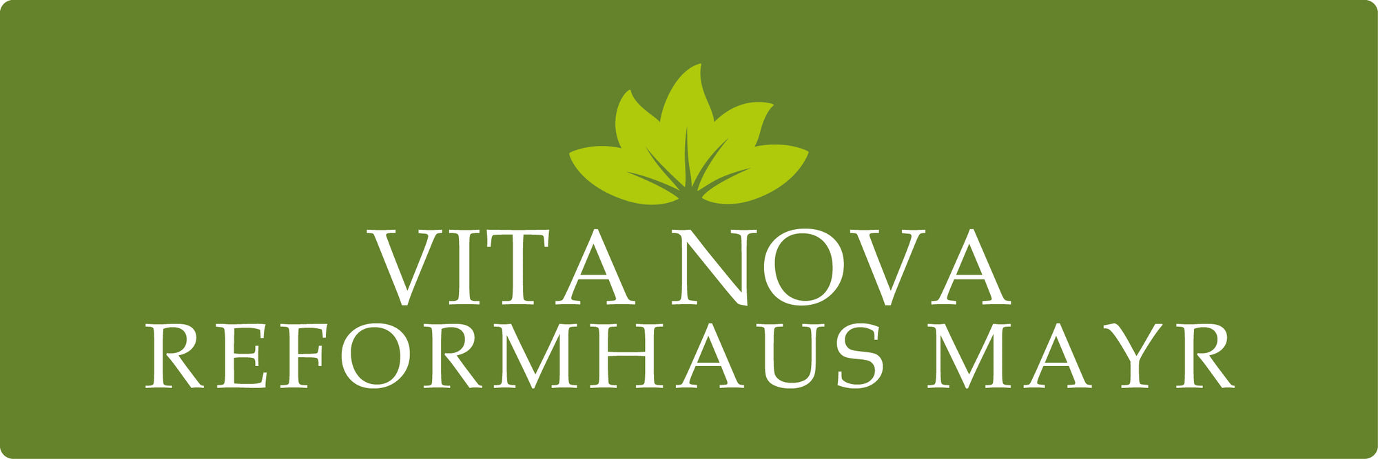 Banner Vita Nova Reformhaus Mayr