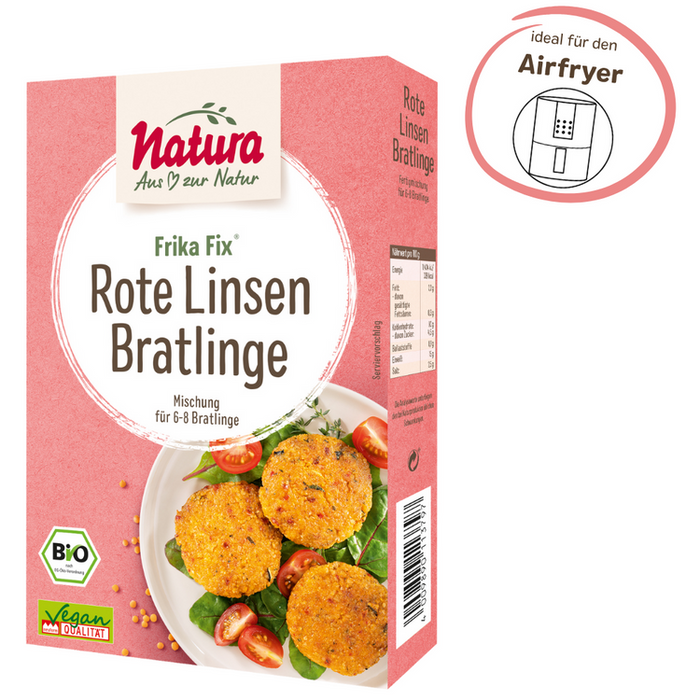 Natura - Frika Fix Rote Linsen-Bratlinge bio, 150g
