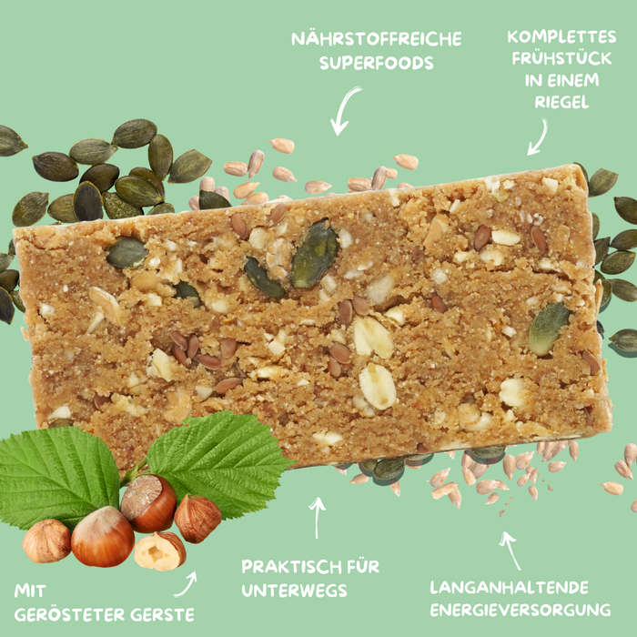 TZAMPAS Frühstücksriegel Haselnuss Tonka, 70g