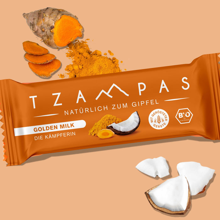 TZAMPAS Energieriegel Golden Milk, 40g