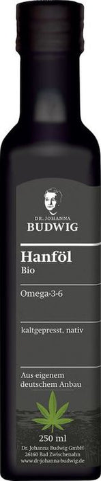 Dr. Johanna Budwig - Hanföl, bio, 250ml