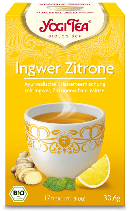 Yogi Tea - Ingwer Zitrone bio 17 Beutel á 1,8g