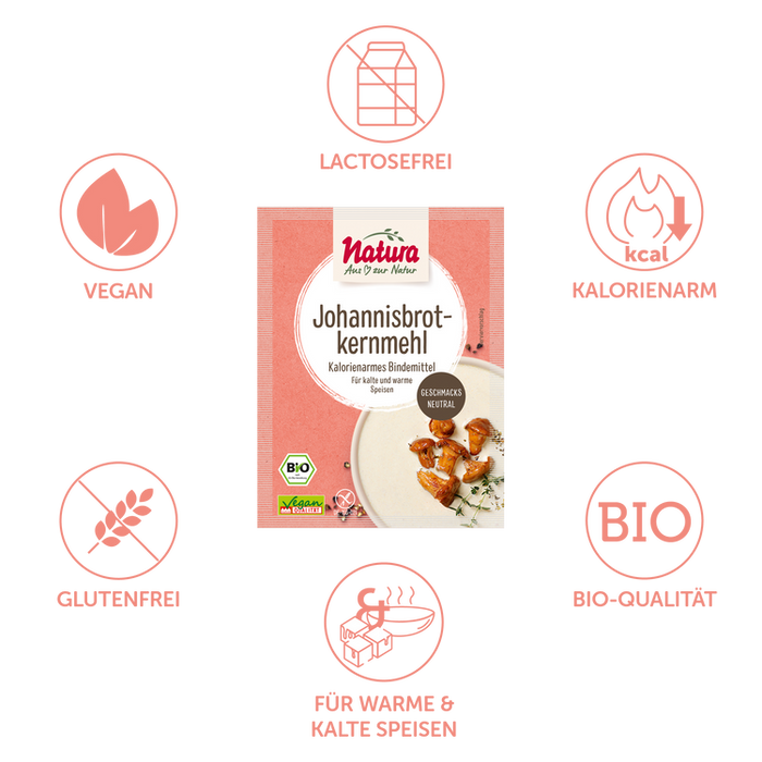 Natura - Johannisbrotkernmehl bio, 30g