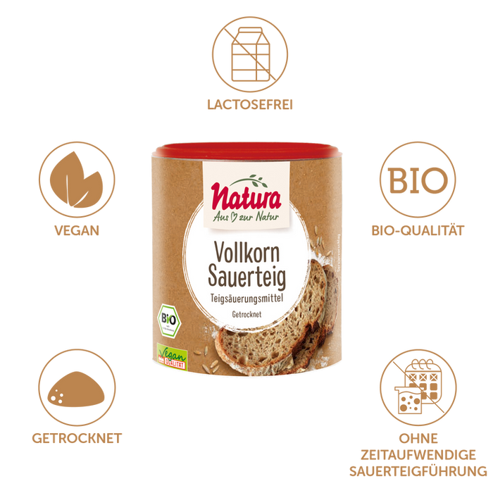 Natura - Vollkorn-Sauerteig bio, 125g
