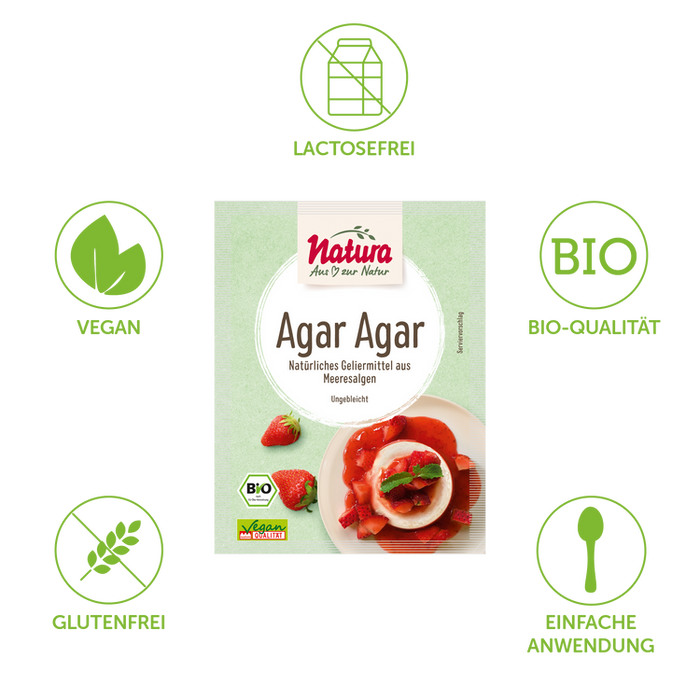 Natura - Agar-Agar bio, 30g