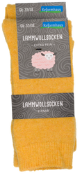 Reformhaus - Lammwollsocke, Gr. 35/38 gelb