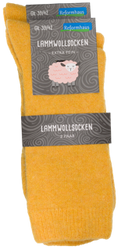 Reformhaus - Lammwollsocke, Gr. 39/42 gelb