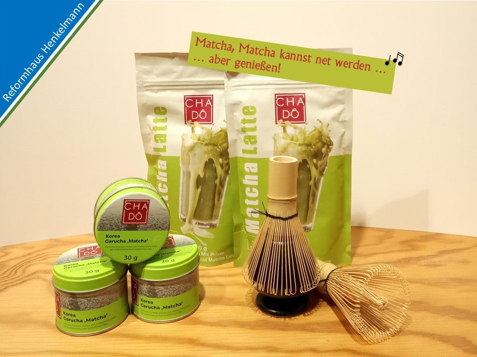 Haben Sie schon einmal Matcha-Tee probiert?