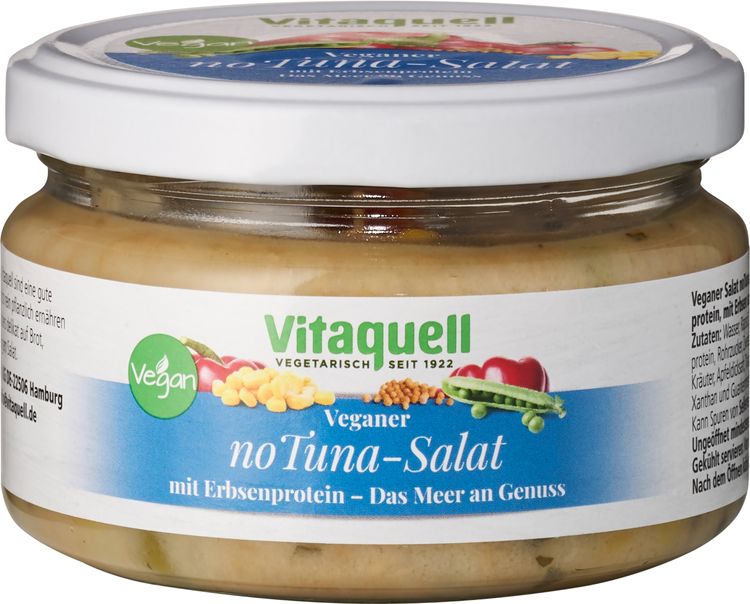Fauser-Vitaquell - ThunVisch Salatgenuss Mild-pikant  180g Veganer Salat