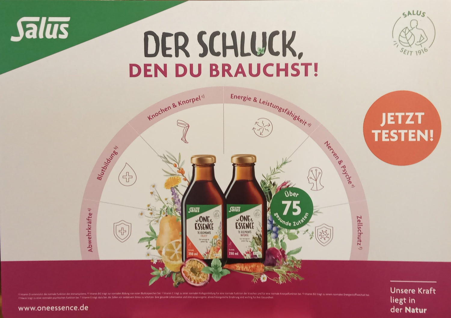 One Essence 75 Elements und One Essence 75 Elements Fruity (NEU)
