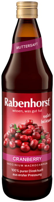 Rabenhorst Cranberry Muttersaft Einzelflasche 700ml