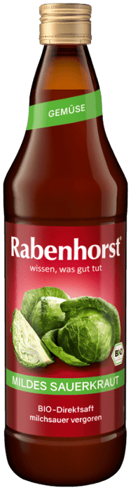 Rabenhorst - Mildes Sauerkraut, bio, 700ml