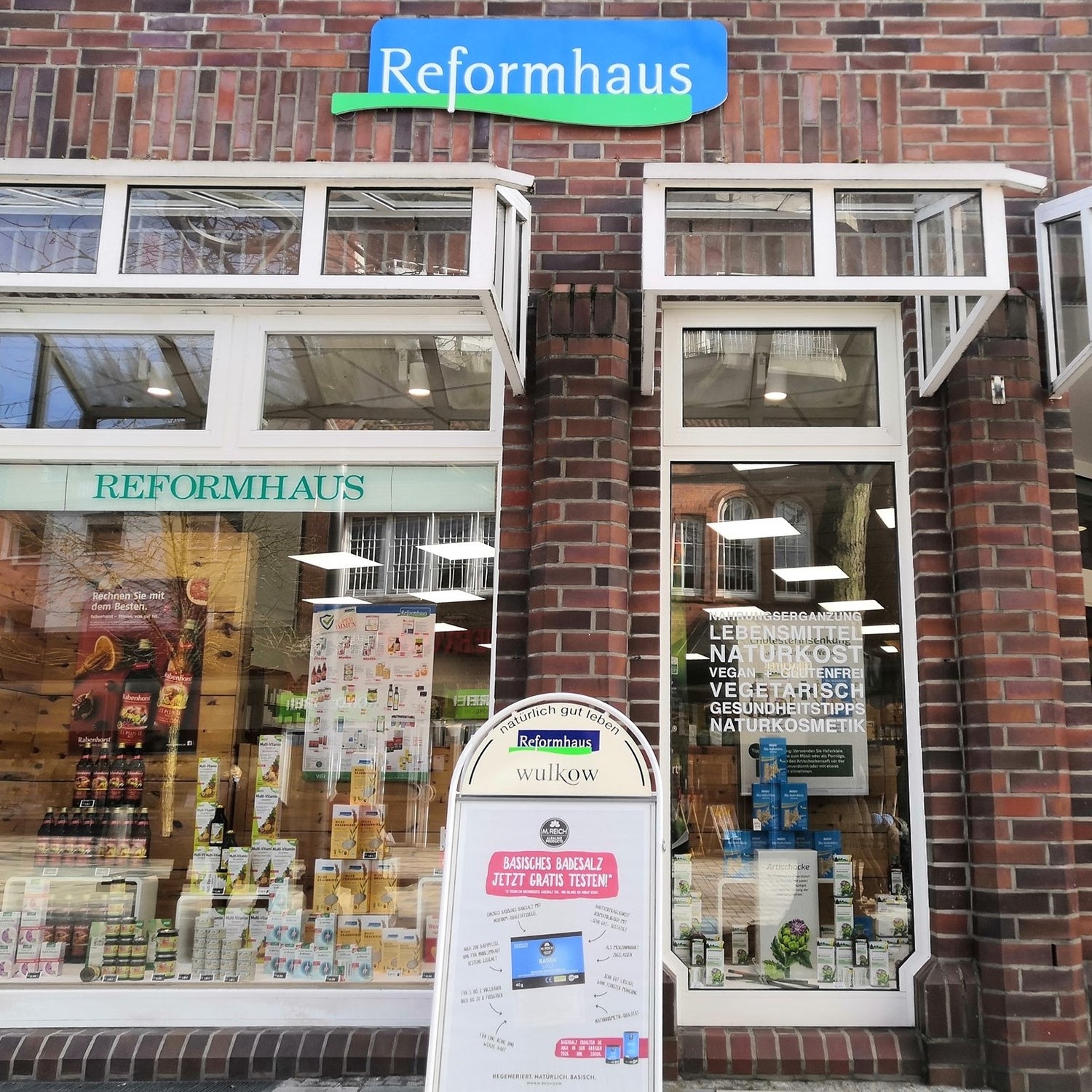 Außenansicht Reformhaus Wulkow