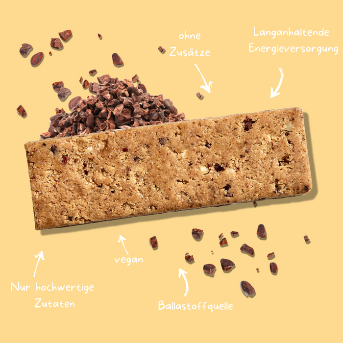 TZAMPAS Energieriegel Cacao Nibs, 40g