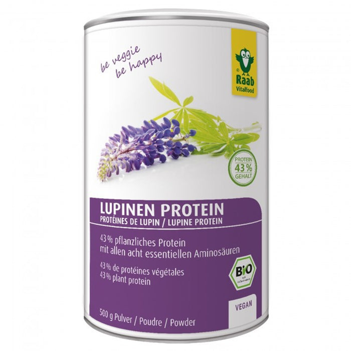 Raab Vitalfood - Bio Lupinen Protein Pulver, 500g