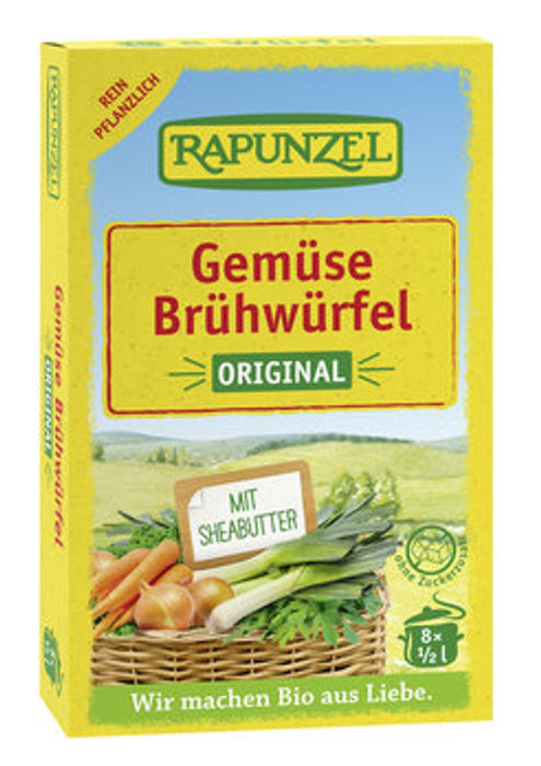 Rapunzel - Gemüsebrühe- Würfel Original mit Hefe bio, 84g