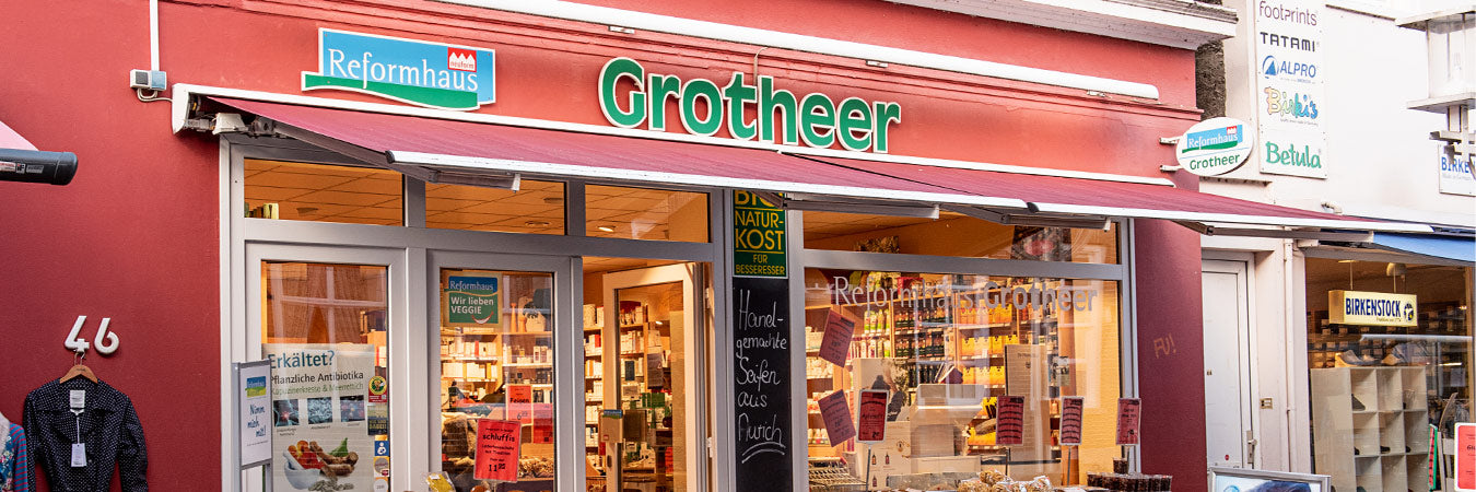Außenansicht Reformhaus Grotheer