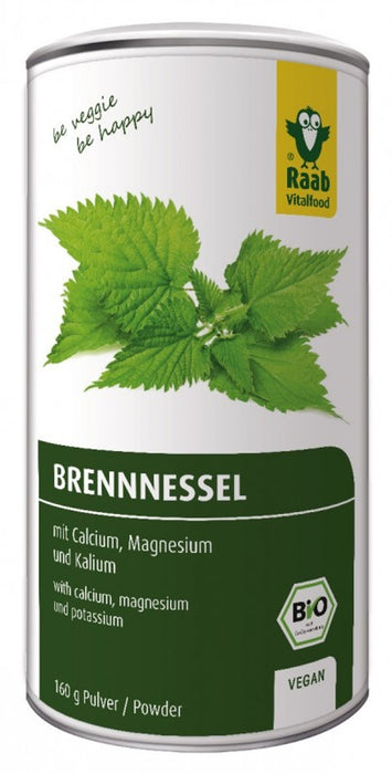 Raab Vitalfood - Brennnesselpulver, Bio, 160g