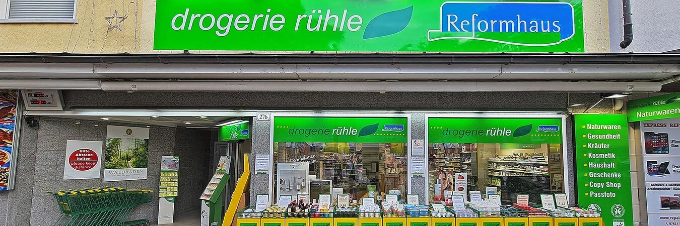 Außenansicht Reformhaus® Drogerie Rühle