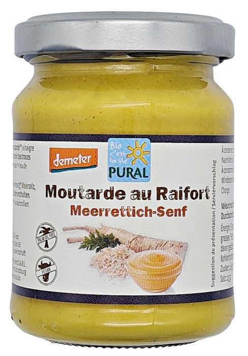 Pural - Meerrettich Senf demeter, 125ml